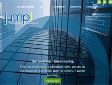 Tablet Screenshot of jumprecruteurs.ca